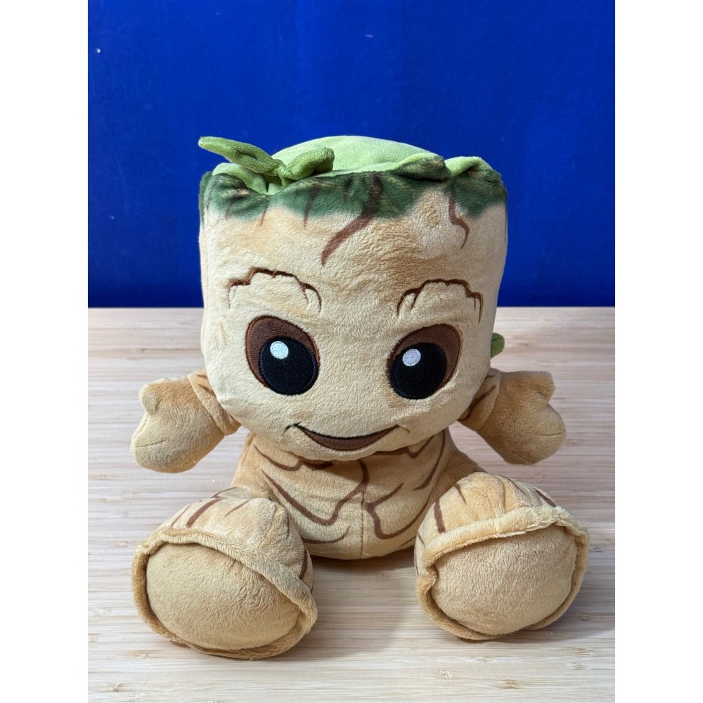 Disney Marvel Guardians of the Galaxy Baby Groot Plush Toy 12" Brown Green